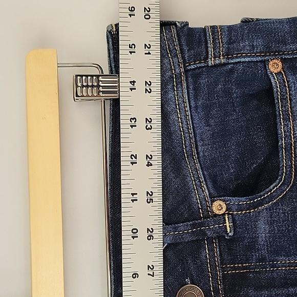 American Eagle Outfitters Original Boot Dark Wash Size 8 - Picture 7 of 13